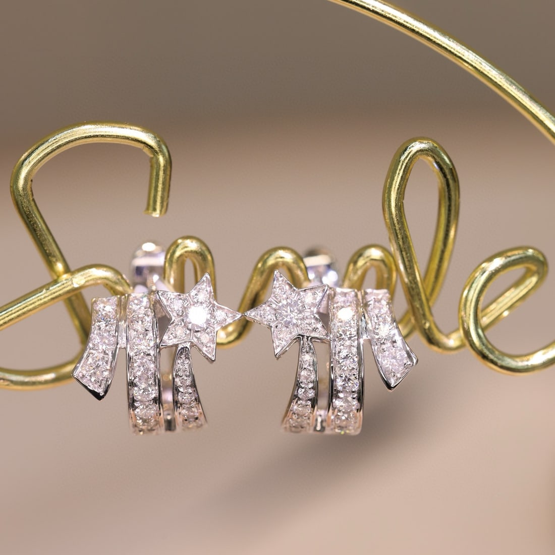 14k Gold 0.46 Ct Natural H Diamond Earrings - 6