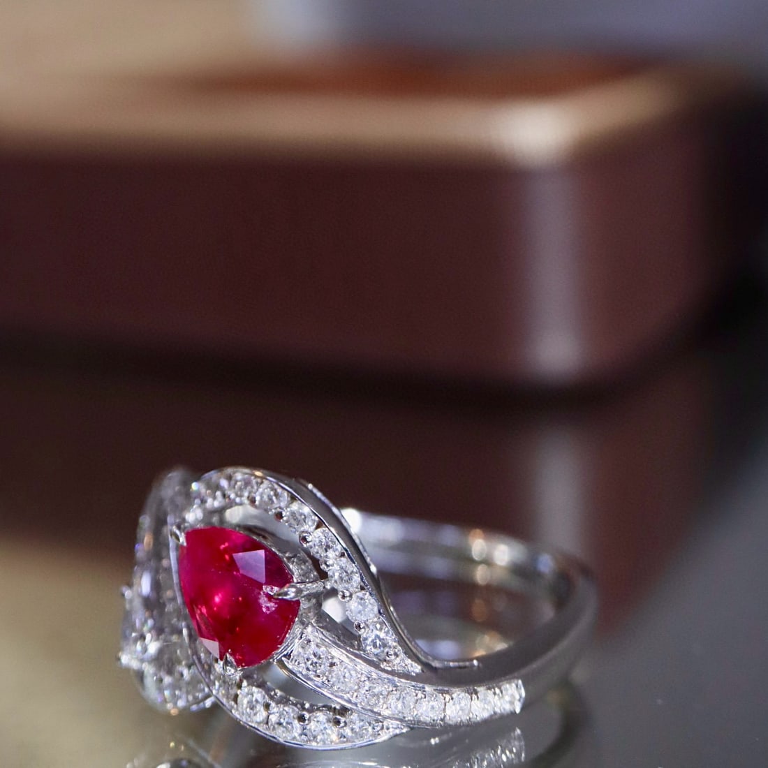 14k Gold 1.17 Ctw Natural Ruby & Diamond Ring - 3