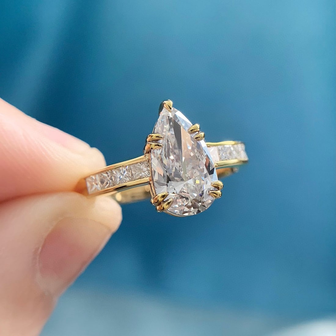 14k Gold 1.82 Ctw Natural H Diamond Ring - 2