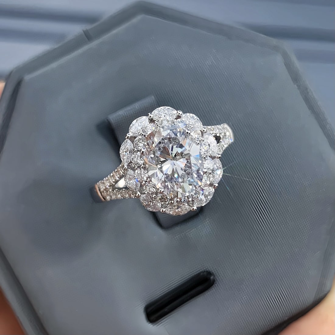 14k Gold 2.01 Ctw Natural H Diamond Ring - 2