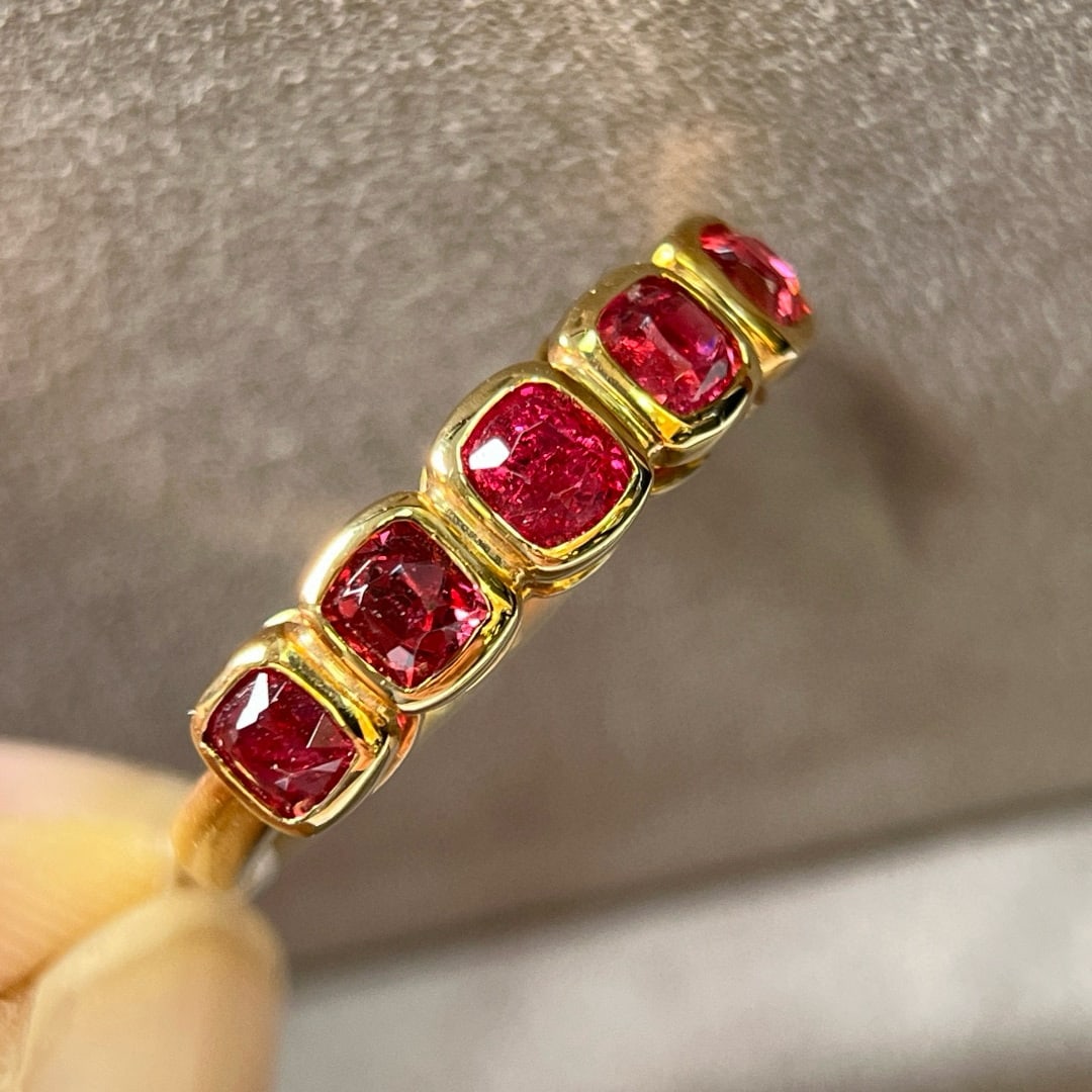 14k Gold 1.40 Ct Natural Spinel Ring - 3