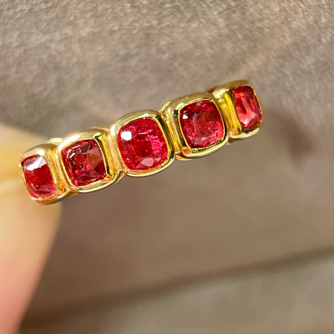 14k Gold 1.40 Ct Natural Spinel Ring - 4