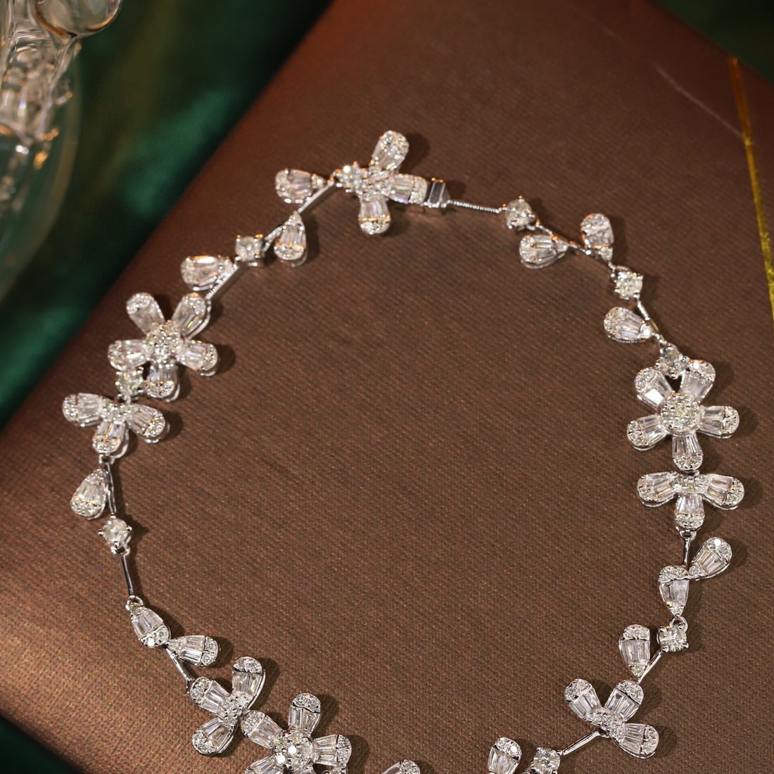 14k Gold 2.5 Ct Natural H Diamond Bracelet - 2