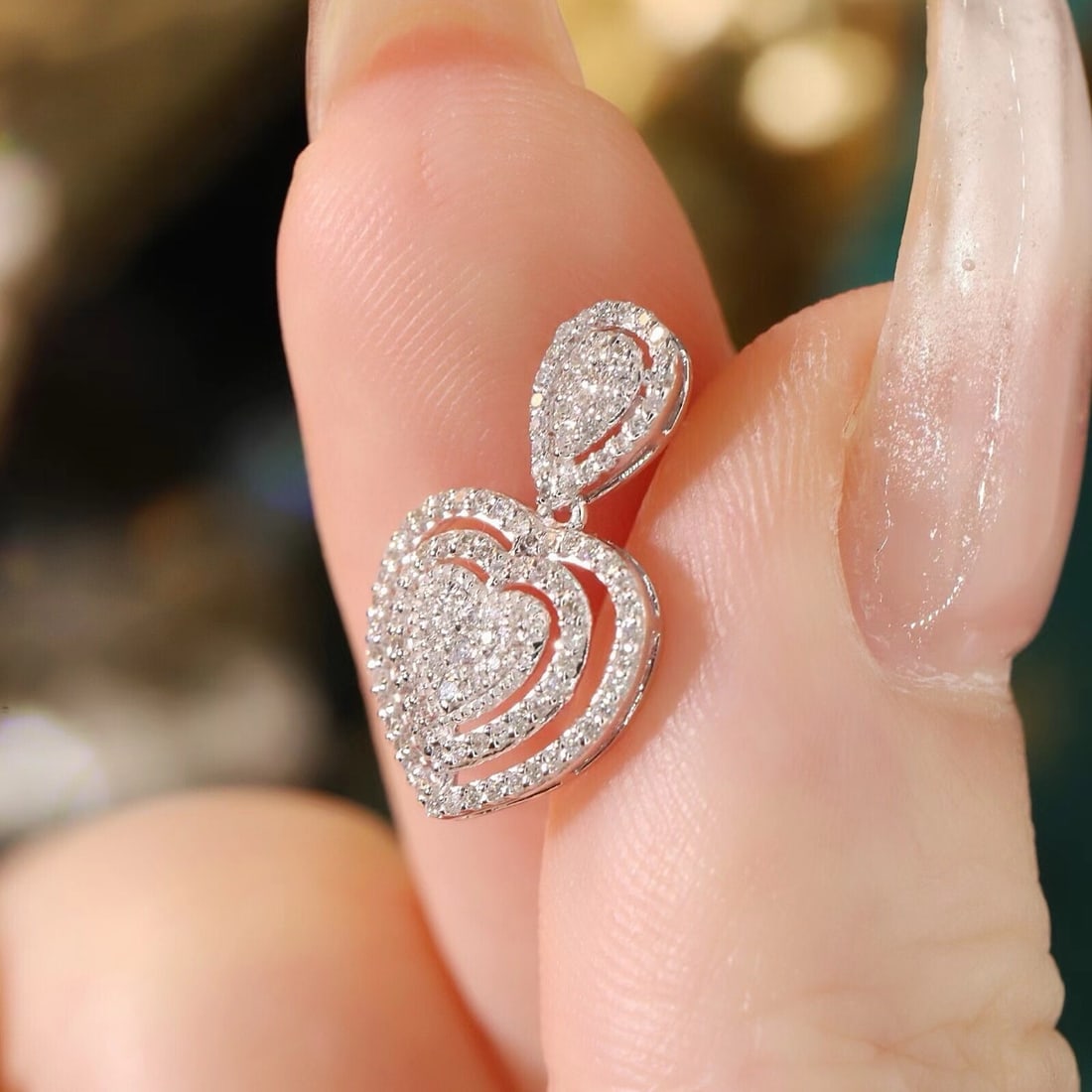 14k Gold 0.50 Ct Natural H Diamond Earrings - 7