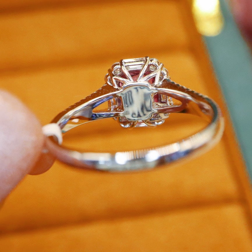 14k Gold 2.07 Ctw Natural Sapphire & Diamond Ring - 4