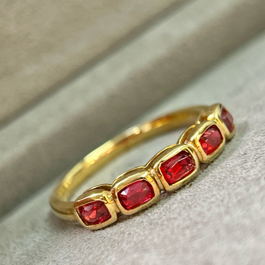 14k Gold 1.09 Ct Natural Spinel Ring - 3