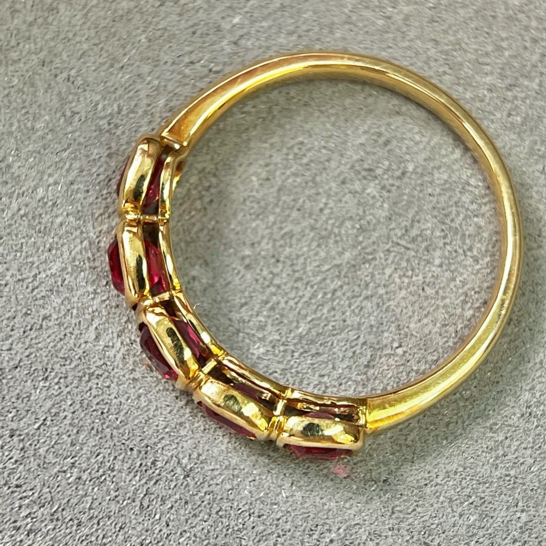 14k Gold 1.09 Ct Natural Spinel Ring - 4