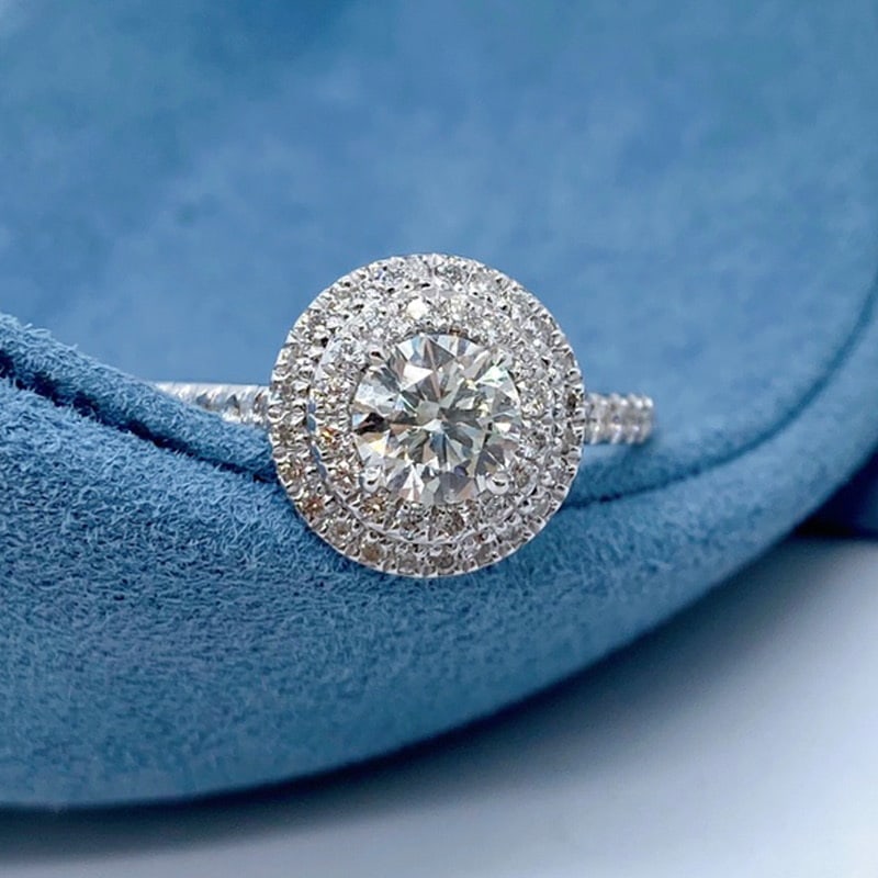 14k Gold 0.5 Ct Natural H Diamond Ring: Ref:231060220 // gold content:14k gold // ring size:7. 25us // // main gemstone:diamond // shape:round // carat weight:0. 5ct // clarity grade:vs-si // color:h // treatment:natural // cut grade:g //
