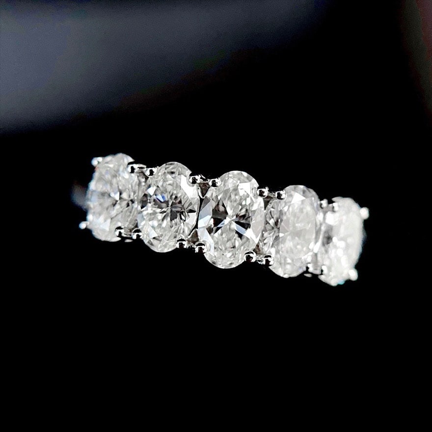 Gia Certified 14k Gold 1.5 Ct Natural F Si1 Oval Diamond Ring - 2