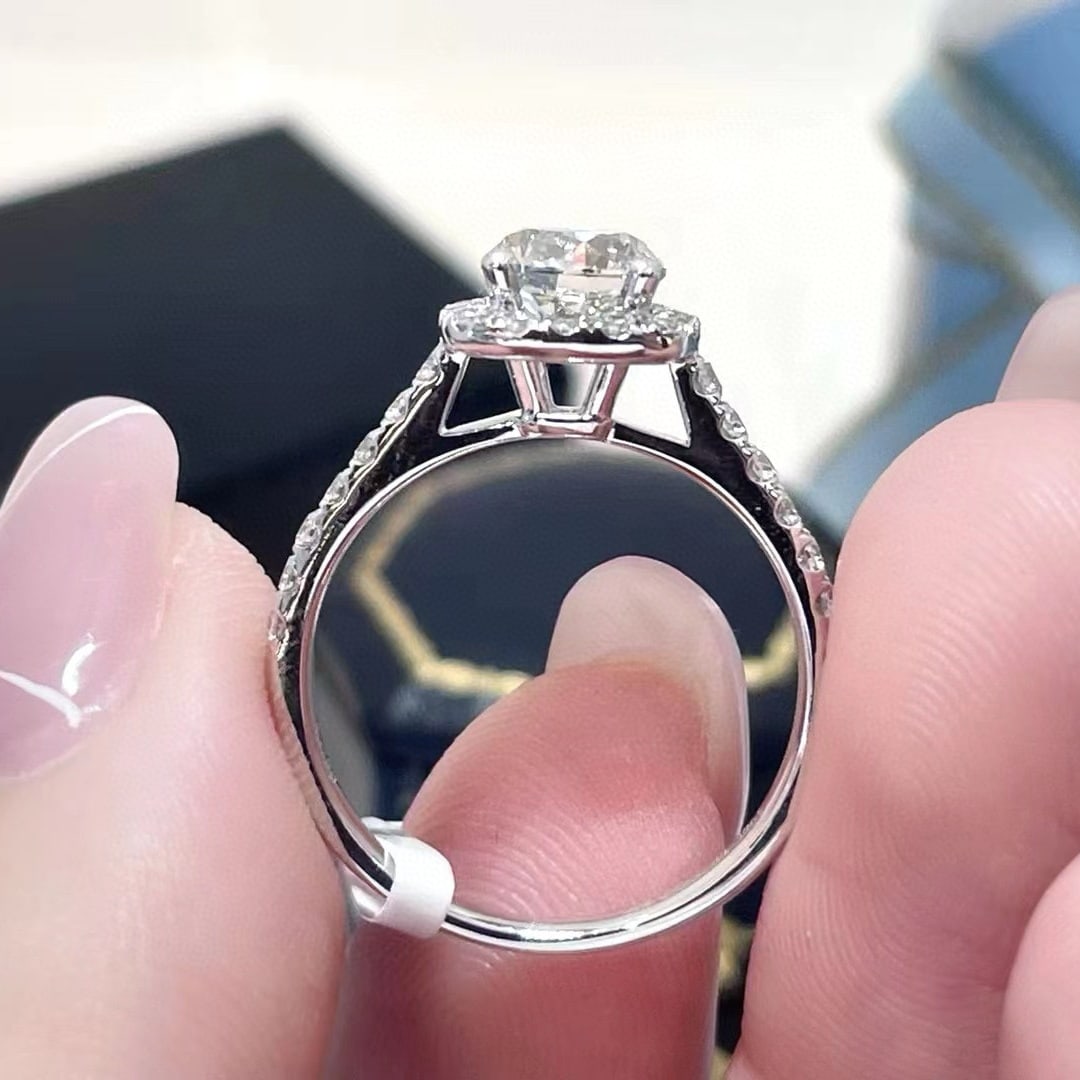 14k Gold 1.41 Ctw Natural H Diamond Ring - 2