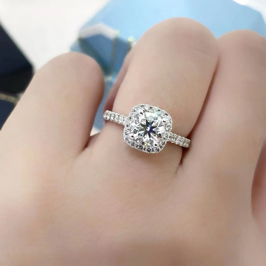 14k Gold 1.41 Ctw Natural H Diamond Ring - 5