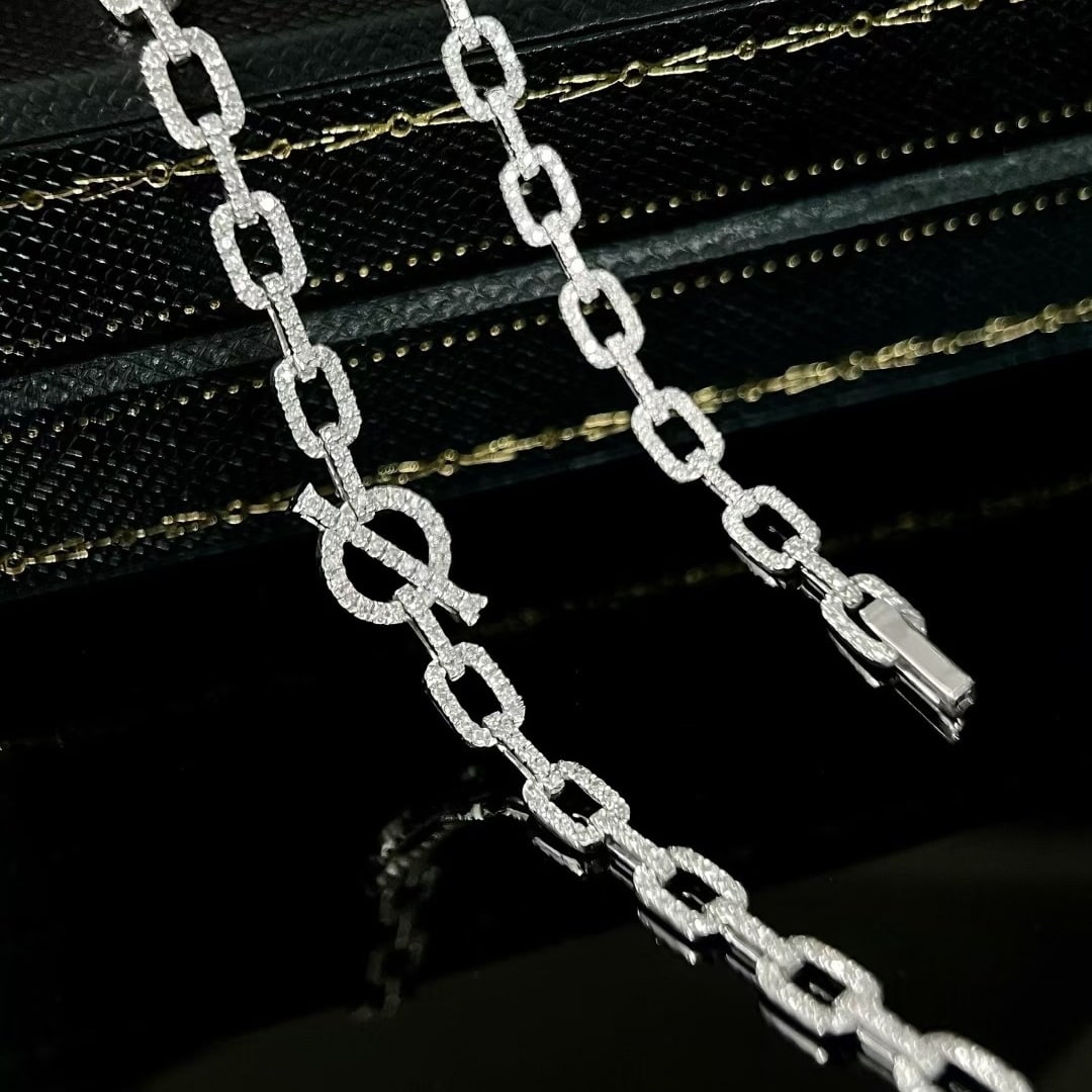 14k Gold 1.3 Ct Natural H Diamond Bracelet - 2