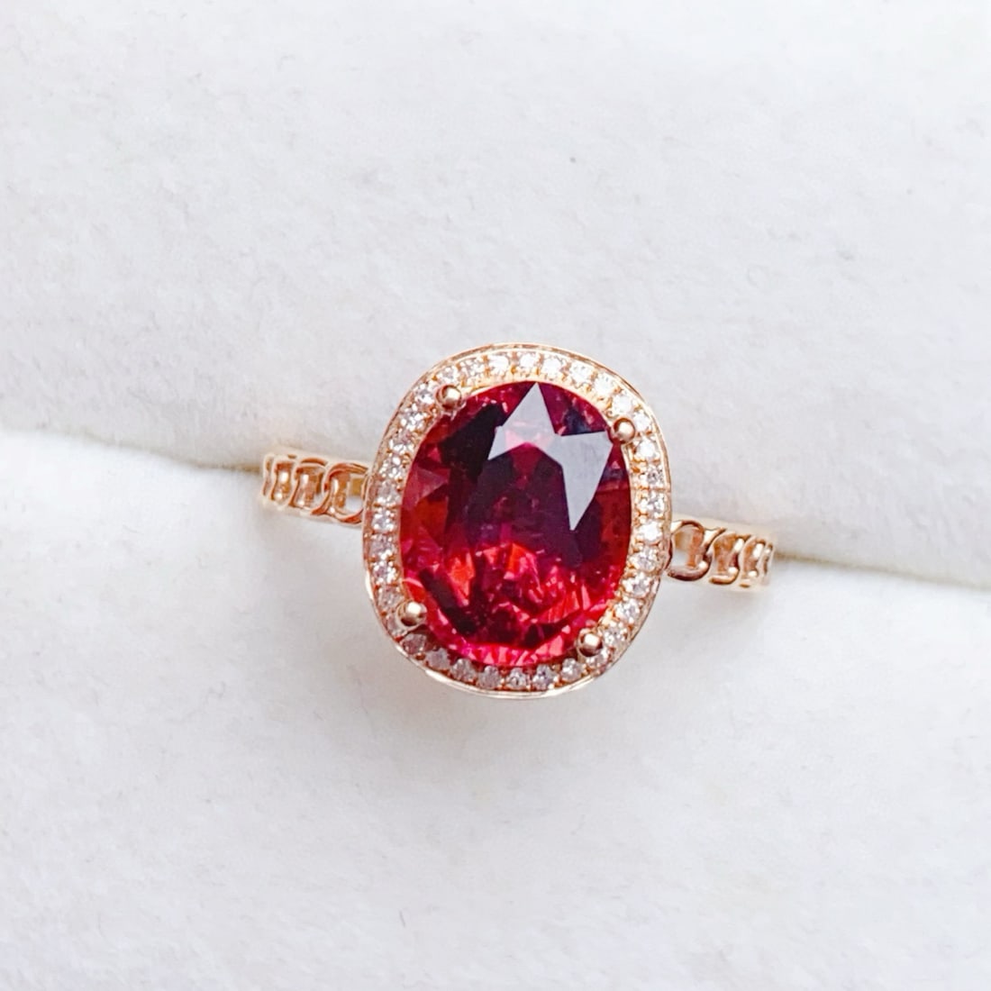 14k Gold 2.66 Ctw Natural Tourmaline & Diamond Ring - 9