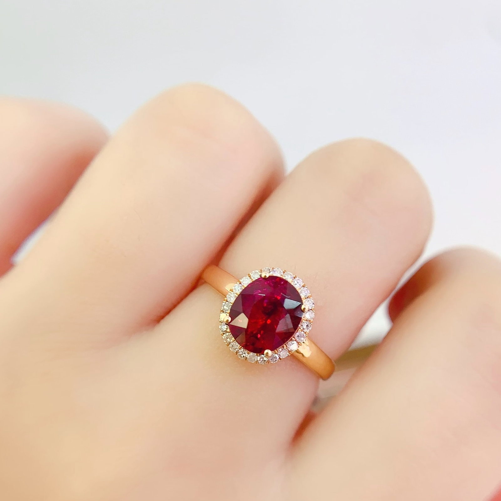 14k Gold 2.35 Ct Natural Tourmaline & Diamond Ring - 6