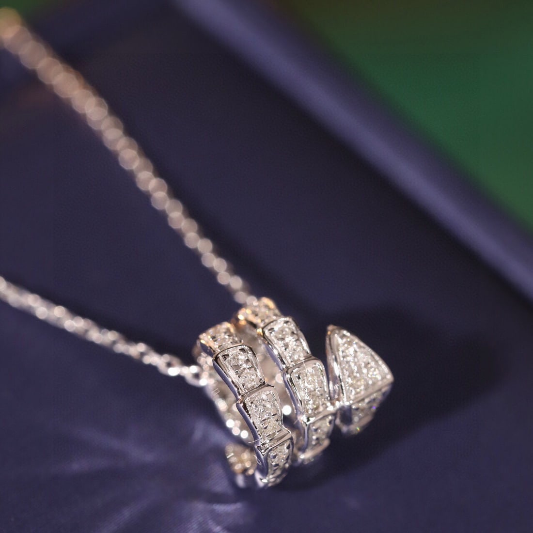 14k Gold 0.25 Ct Natural H Diamond Necklace - 2