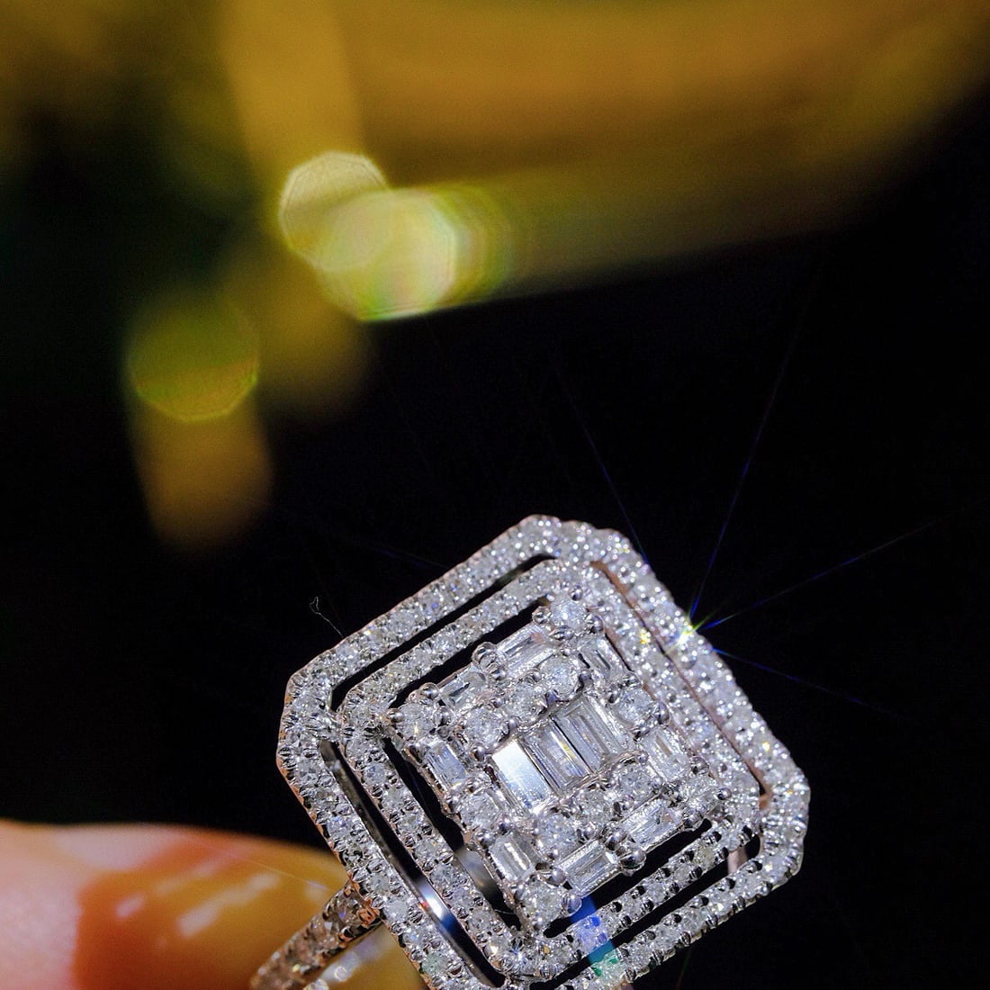 14k Gold 1 Ct Natural H Diamond Ring - 5