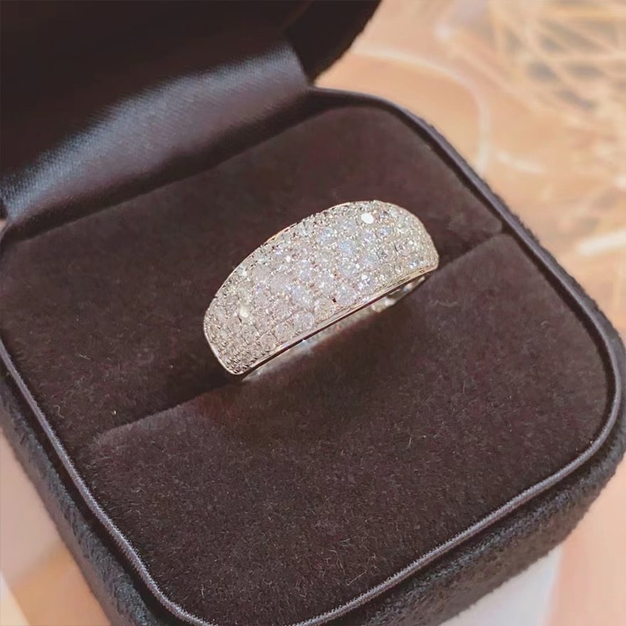 14k Gold 1 Ct Natural H Diamond Ring: Ref:231062241 // gold content:14k gold // ring size:7. 25us // // main gemstone:diamond // shape:round // carat weight:1ct // clarity grade:vs-si // color:h // treatment:natural // cut grade:g //