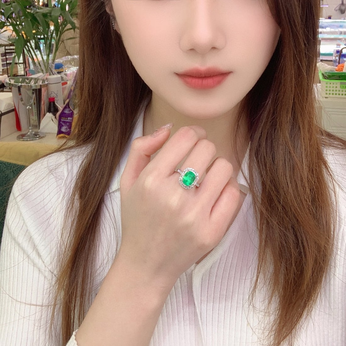 14k Gold 3.62 Ctw Natural Emerald & Diamond Ring - 3