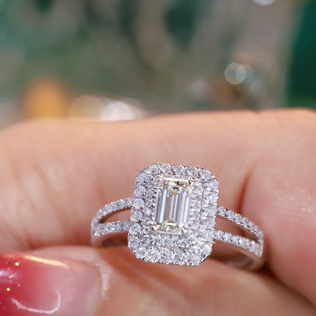 14k Gold 1.06 Ctw Natural H Diamond Ring - 3