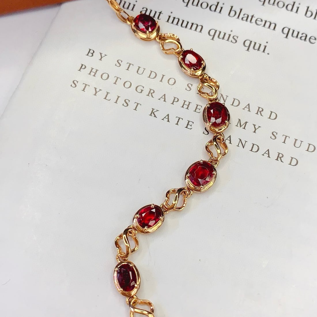 14k Gold 3.5 Ct Natural Tourmaline Bracelet - 3