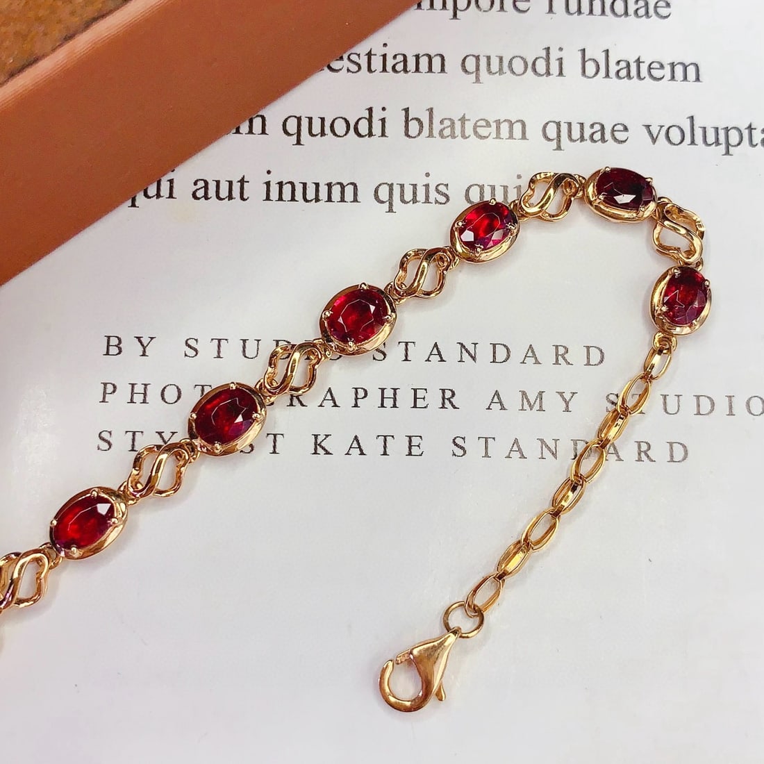 14k Gold 3.5 Ct Natural Tourmaline Bracelet - 4