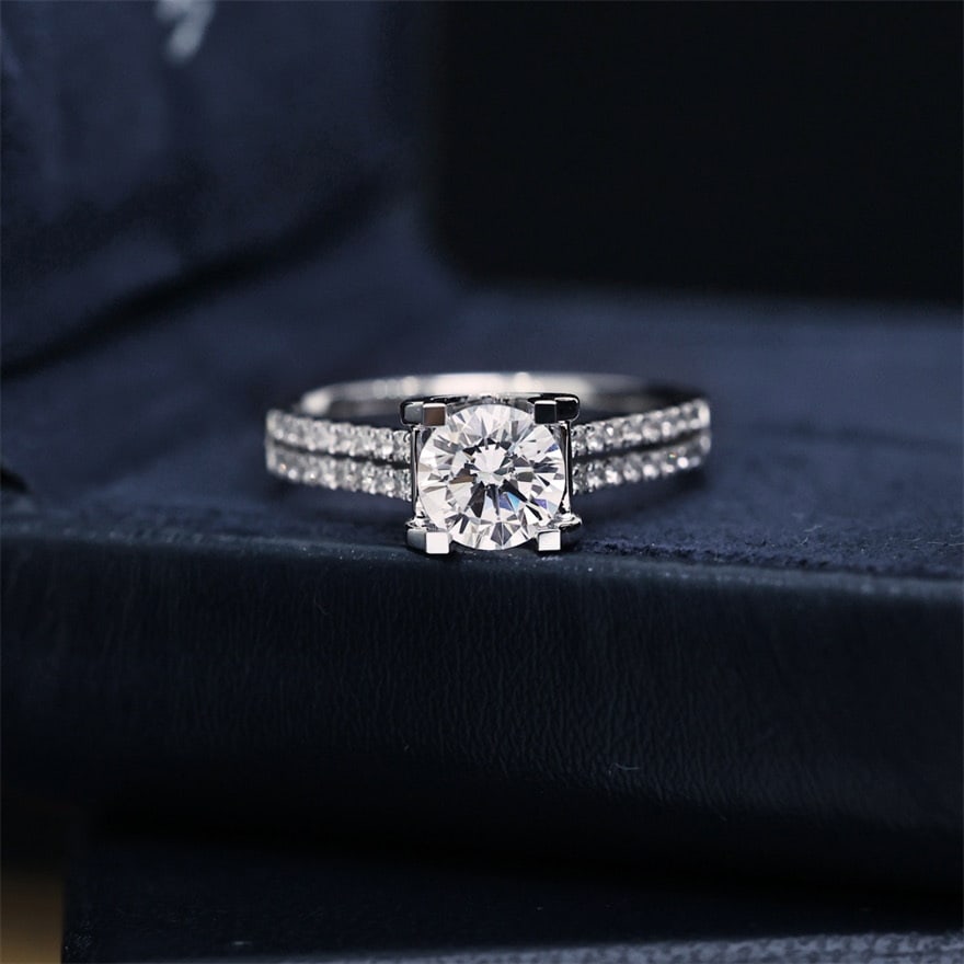 14k Gold 1.00 Ct Natural H Diamond Ring: Ref:231064011 // gold content:14k gold // ring size:7. 25us // // main gemstone:diamond // shape:round // carat weight:1. 00ct // clarity grade:vs2 // color:h // treatment:natural // cut grade:g //