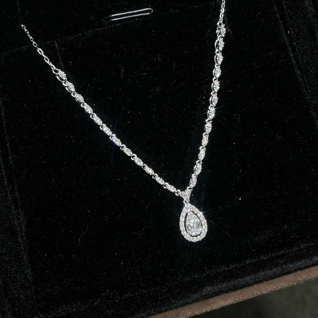 14k Gold 0.5 Ct Natural H Diamond Necklace - 6