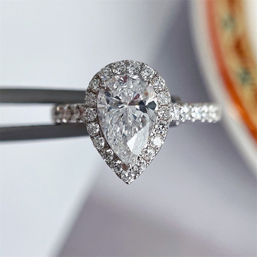 14k Gold 1 Ct Natural I-j Diamond Ring - 2