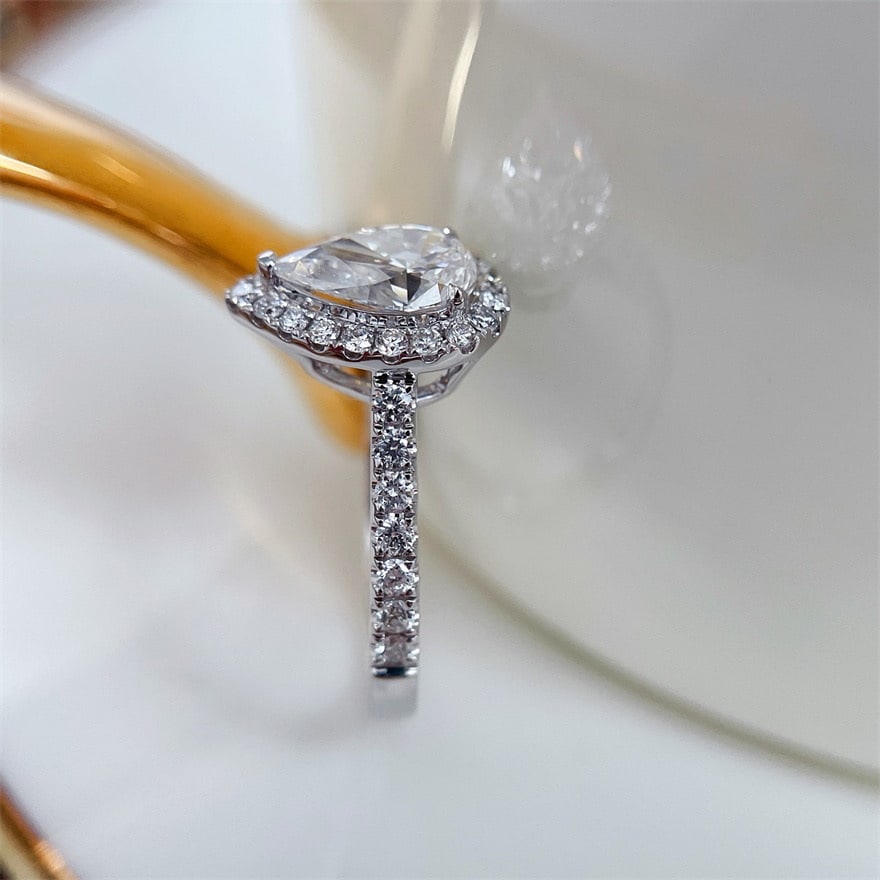14k Gold 1 Ct Natural I-j Diamond Ring - 3