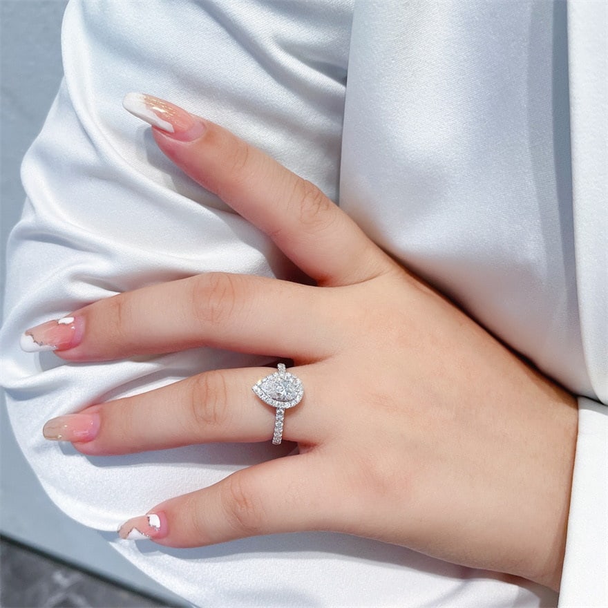 14k Gold 1 Ct Natural I-j Diamond Ring - 5