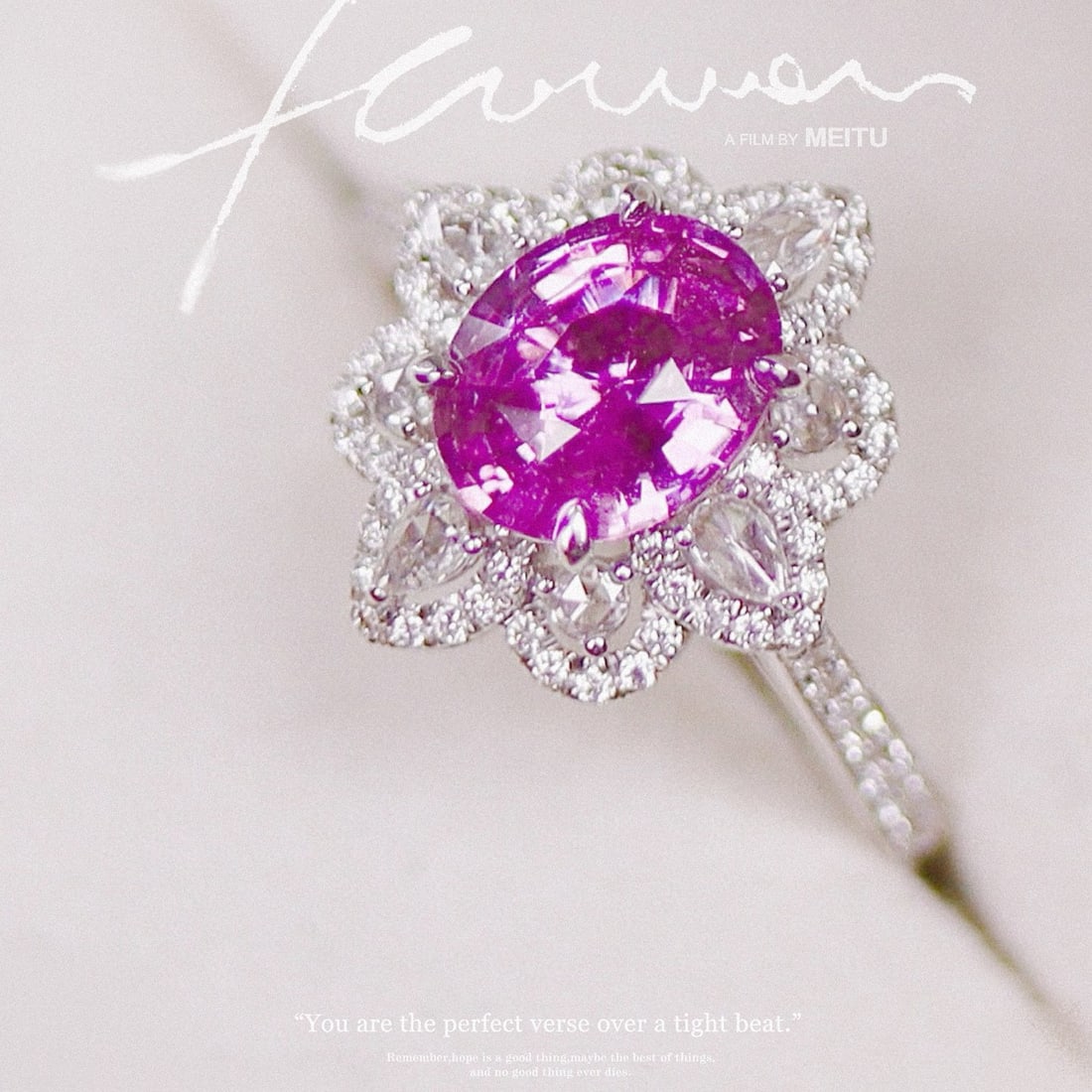 14k Gold 1.99 Ctw Natural Sapphire & Diamond Ring: Ref:231064309 // gold content:14k gold // ring size:7. 25us // // main gemstone:sapphire // shape:oval // carat weight:1. 57ct // color:pink // treatment:natural // // adjacent gemstone 2 : diamond