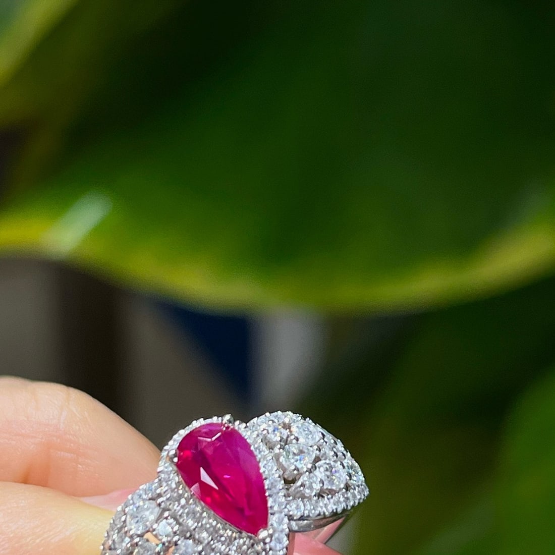 14k Gold 2.09 Ctw Natural Ruby & Diamond Ring - 2