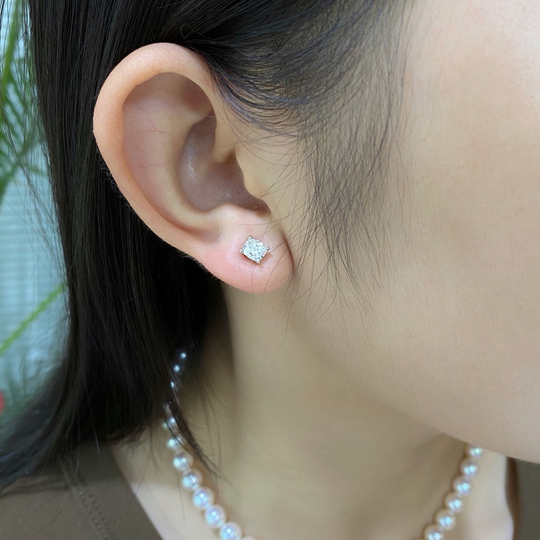 Gia Certified 14k Gold 1.80 Ctw Natural E Vs1 Cushion Diamond Earrings - 4