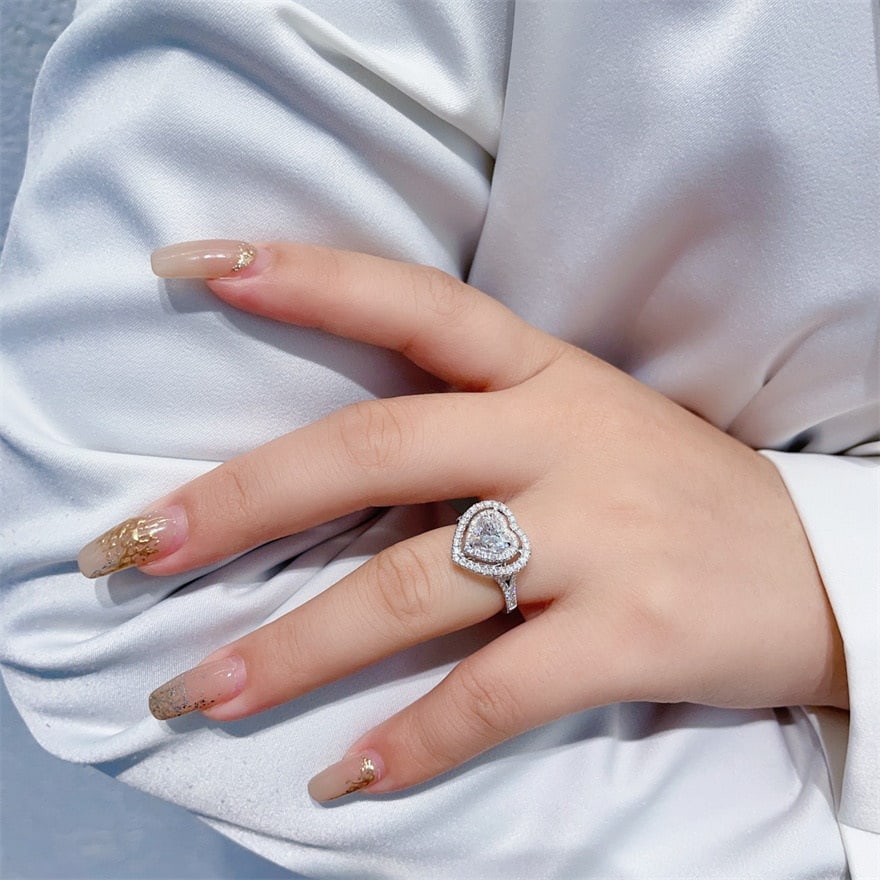 14k Gold 1.59 Ctw Natural D Diamond Ring - 5