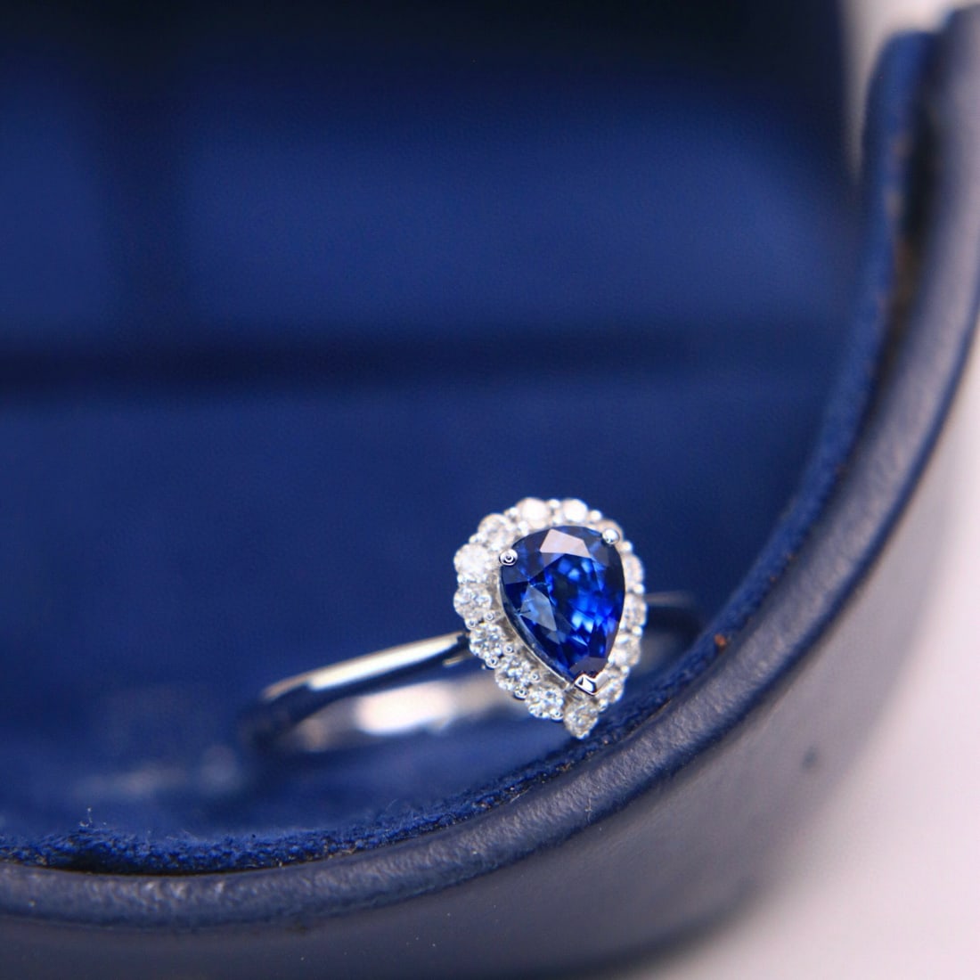 14k Gold 1.14 Ctw Natural Sapphire & Diamond Ring - 2