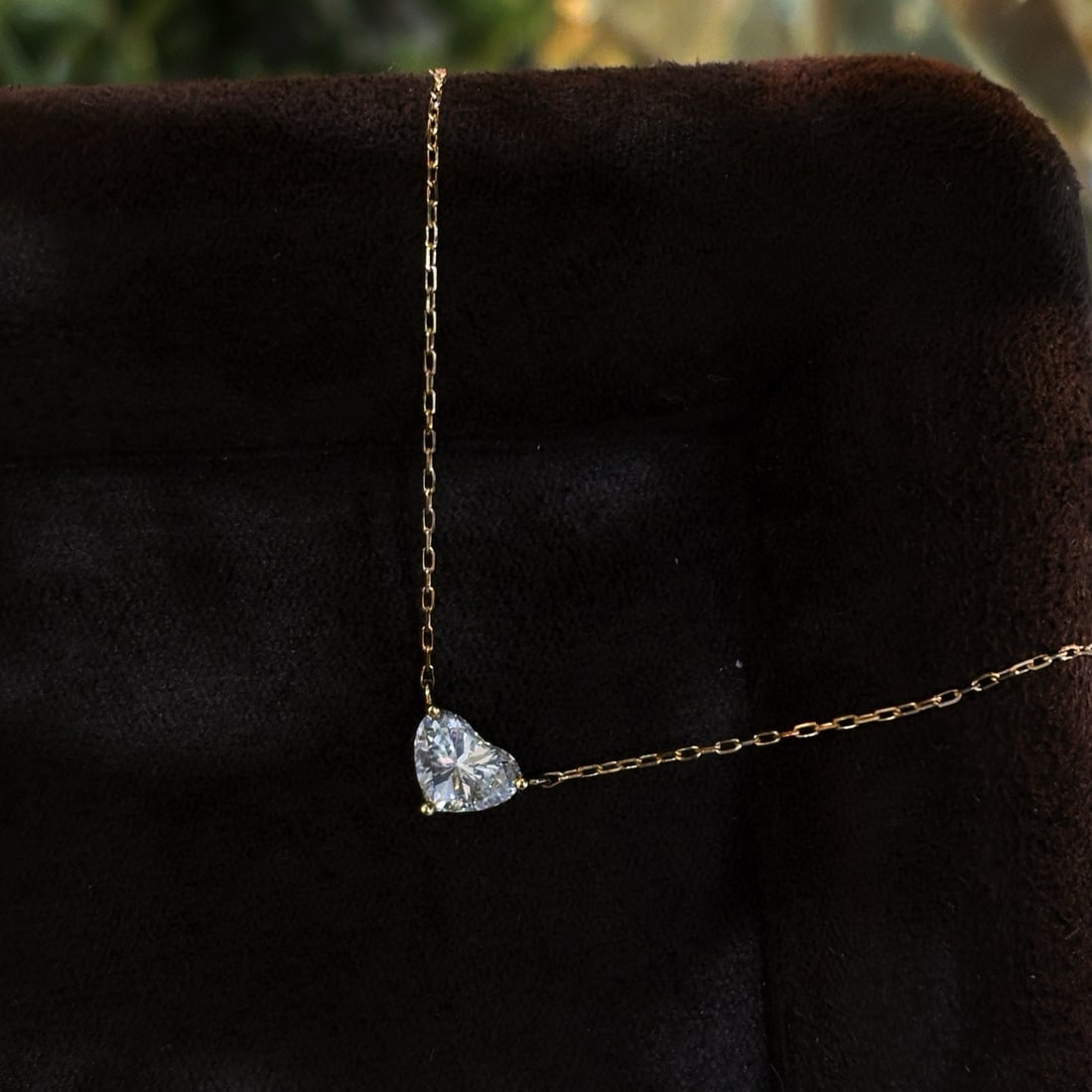 14k Gold 0.45 Ct Natural H Diamond Necklace - 4