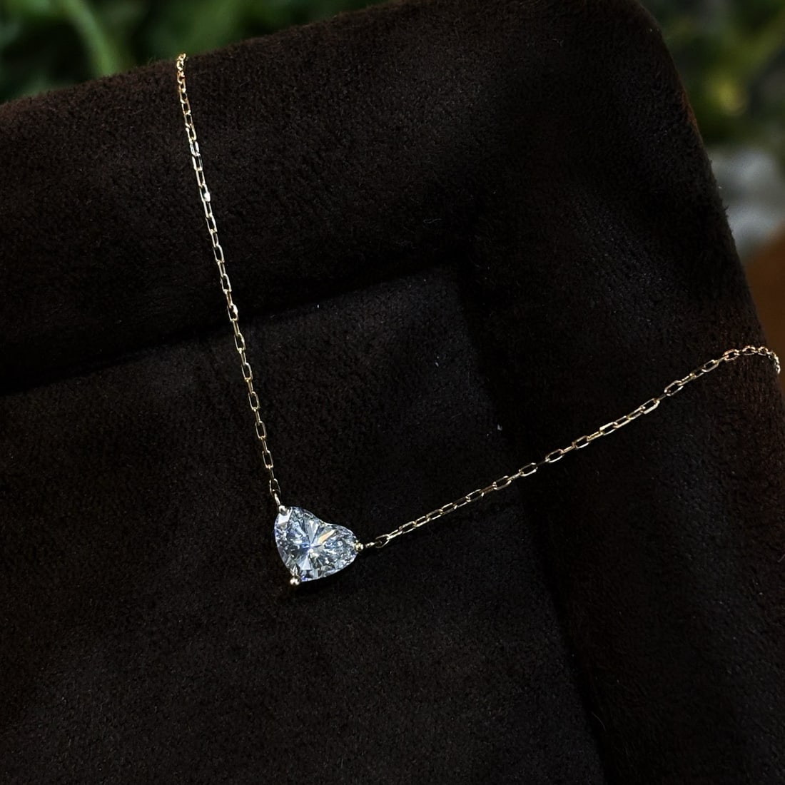 14k Gold 0.45 Ct Natural H Diamond Necklace - 5
