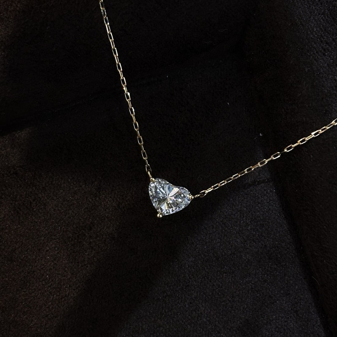 14k Gold 0.45 Ct Natural H Diamond Necklace - 6