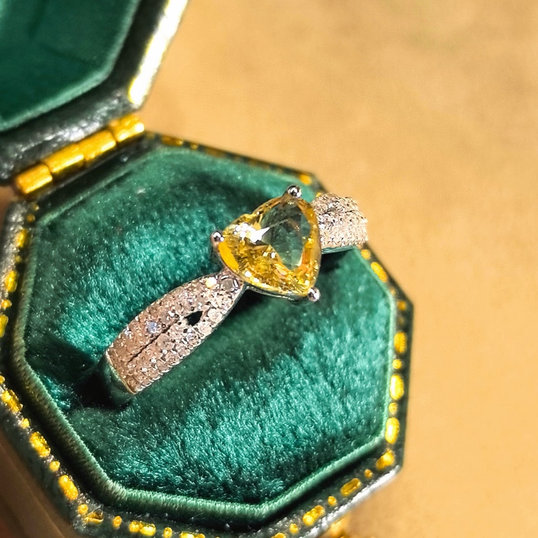 14k Gold 1.48 Ctw Natural Sapphire & Diamond Ring - 2