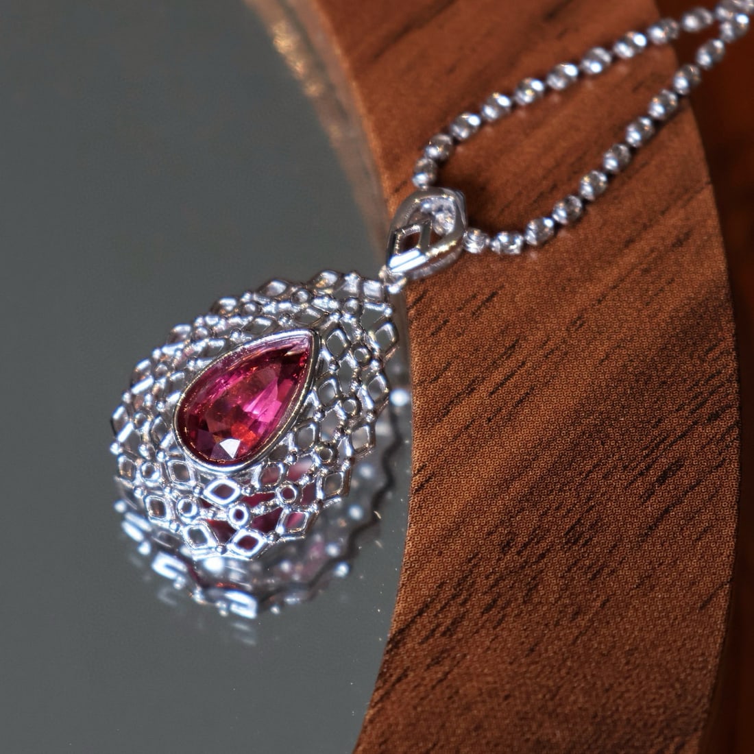 14k Gold 1.5 Ct Natural Tourmaline Pendant( Without Chain ) - 6