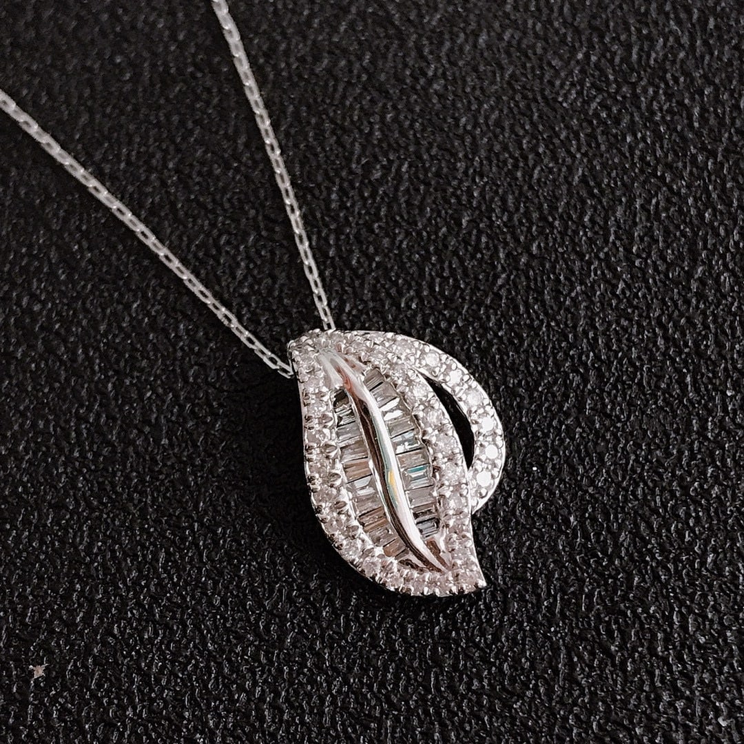 14k Gold 1.06 Ctw Natural H Diamond Jewelry Set - 3