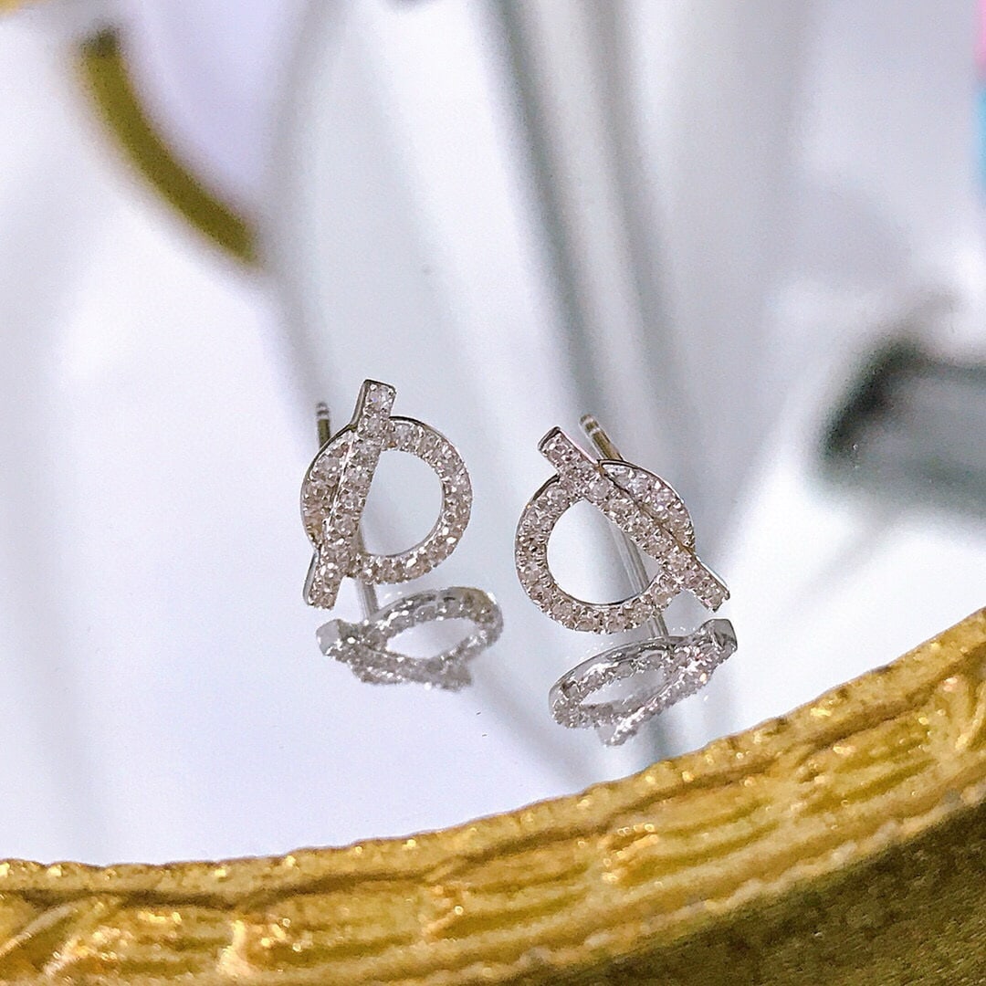 14k Gold 0.52 Ctw Natural H Diamond Jewelry Set - 5