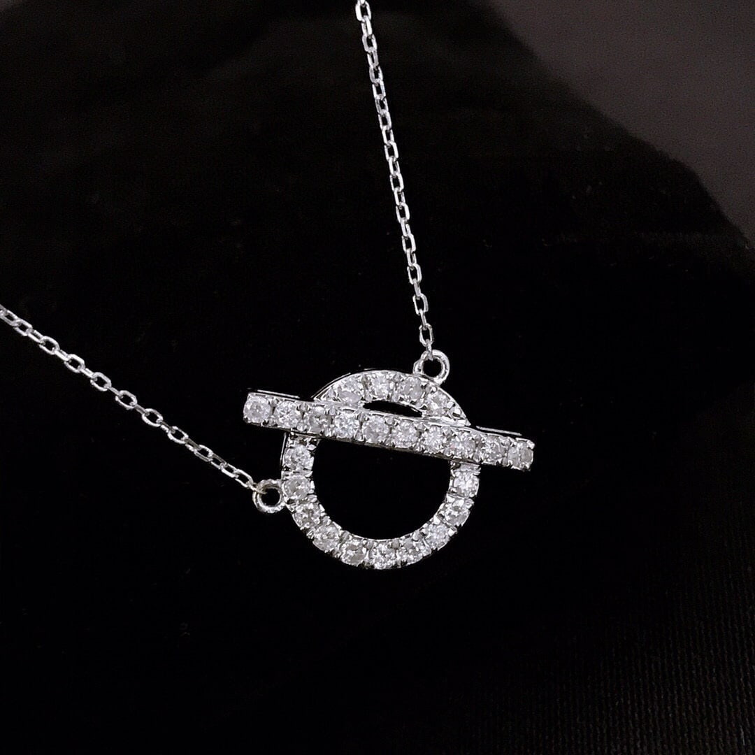 14k Gold 0.52 Ctw Natural H Diamond Jewelry Set - 7