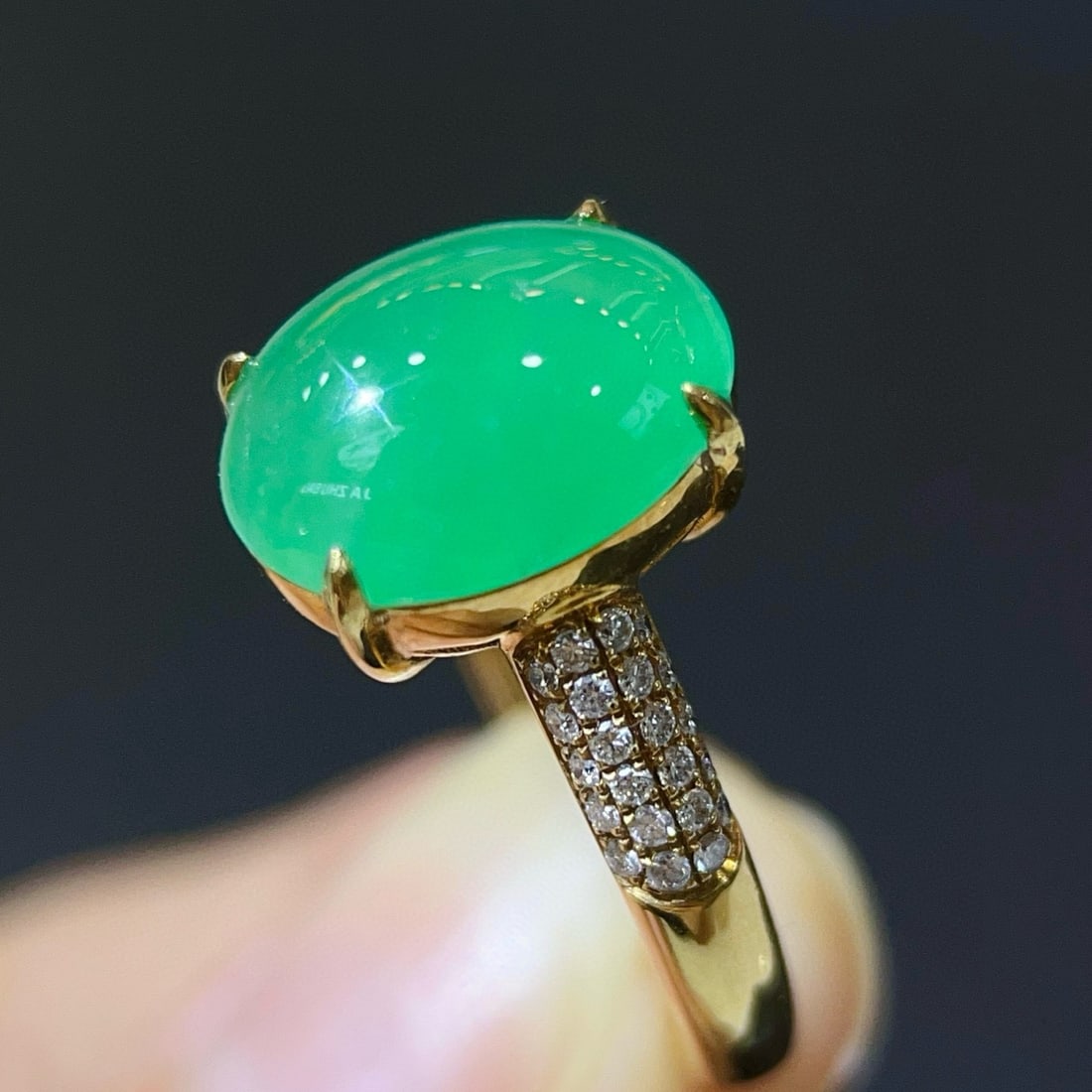 14k Gold 3.66 Ctw Natural Emerald & Diamond Ring - 4
