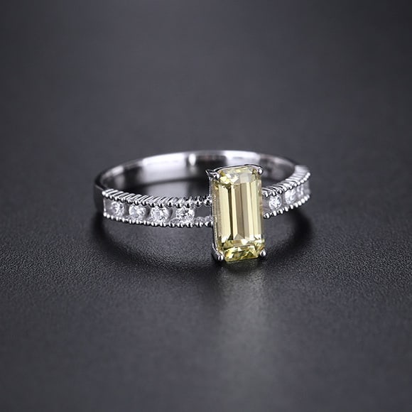 14k Gold 1.22 Ctw Natural Chrysoberyl & Diamond Ring - 2