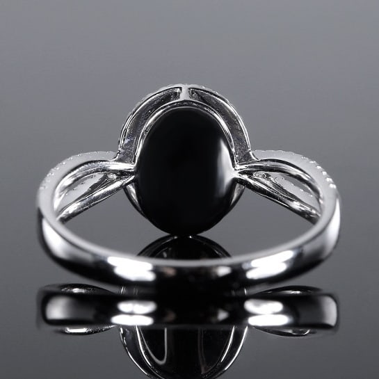 14k Gold 1.02 Ctw Natural Sapphire & Diamond Ring - 4