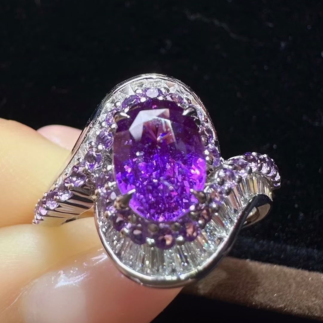 14k Gold 2.67 Ctw Natural Sapphire & Diamond Ring - 2