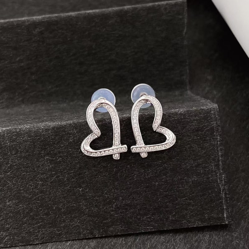 14k Gold 0.16 Ct Natural H Diamond Earrings - 2