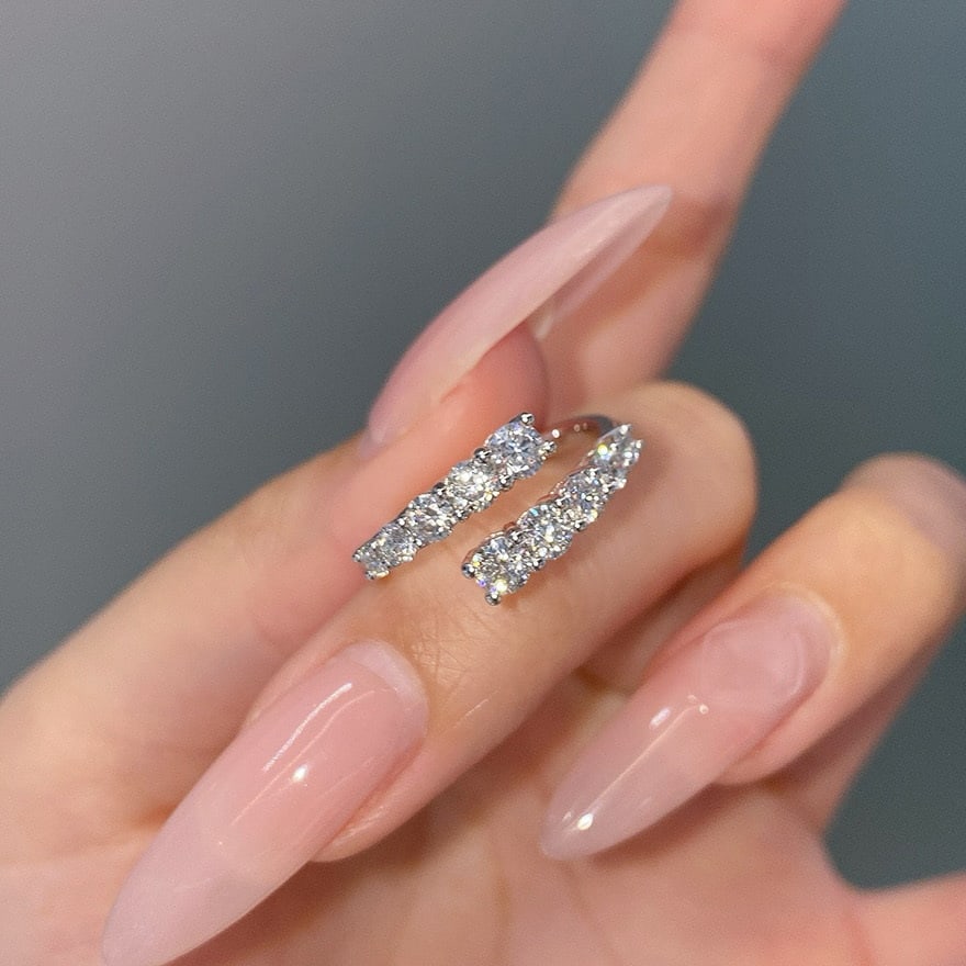 14k Gold 1.08 Ct Natural H Diamond Ring - 2