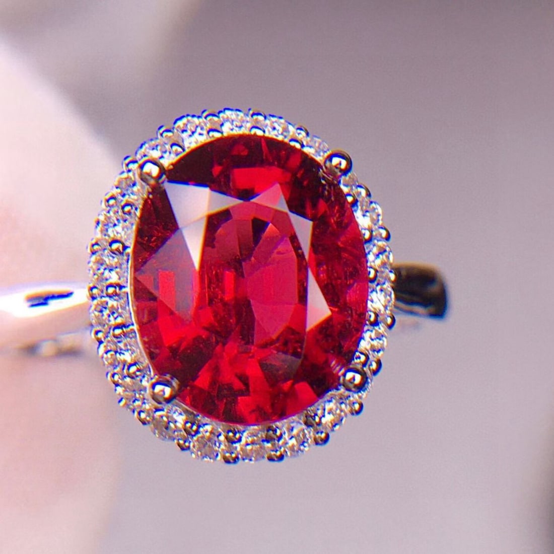 14k Gold 3.1 Ct Natural Tourmaline & Diamond Ring - 3